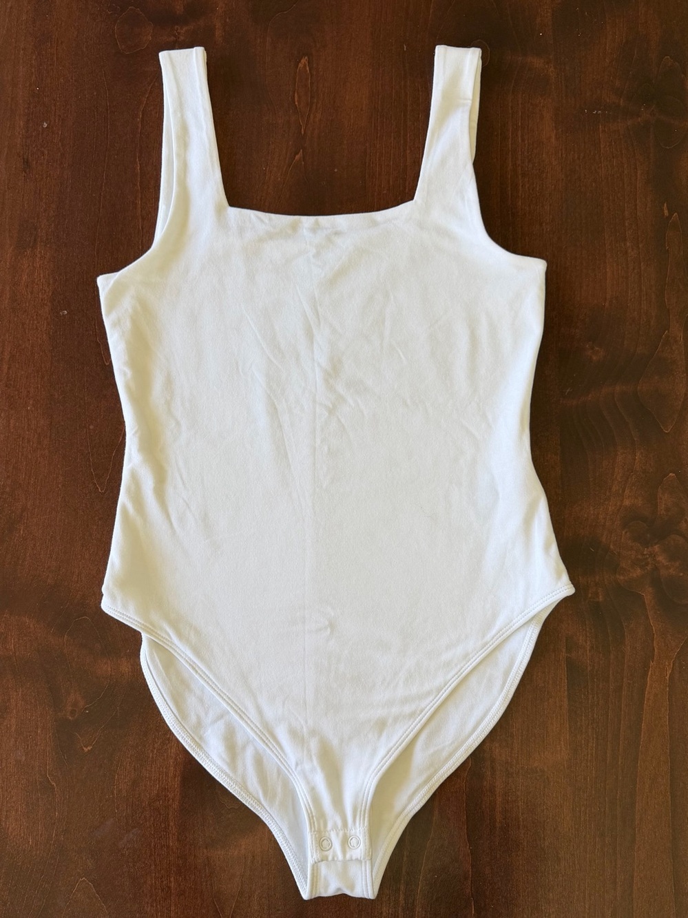 Old Navy White Tank One-Piece Bodysuit